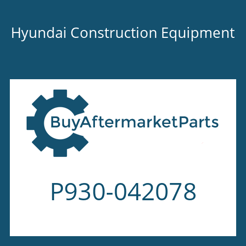 P930-042078 Hyundai Construction Equipment HOSE ASSY-ORFS&THD