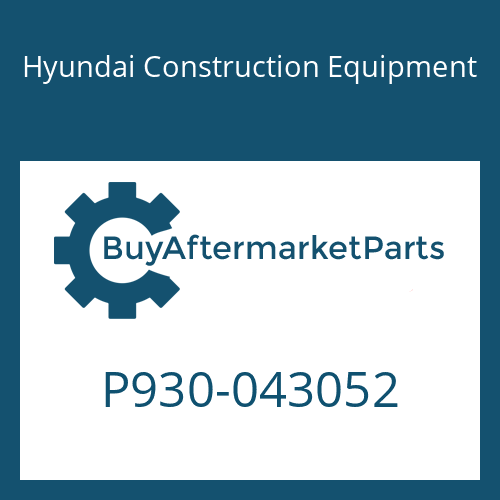 P930-043052 Hyundai Construction Equipment HOSE ASSY-ORFS&THD