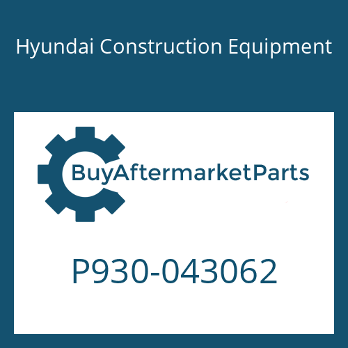 P930-043062 Hyundai Construction Equipment HOSE ASSY-ORFS&THD