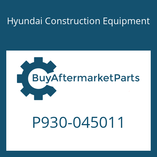 P930-045011 Hyundai Construction Equipment HOSE ASSY-ORFS&THD