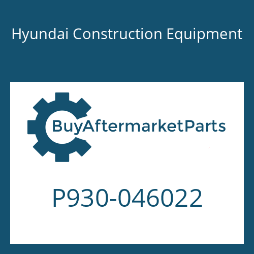 P930-046022 Hyundai Construction Equipment HOSE ASSY-ORFS&THD