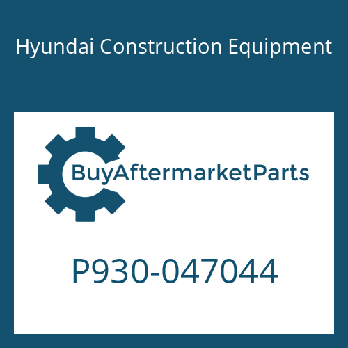 P930-047044 Hyundai Construction Equipment HOSE ASSY-ORFS&THD
