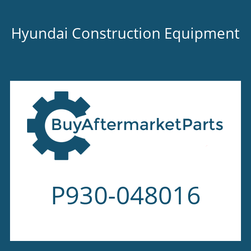 P930-048016 Hyundai Construction Equipment HOSE ASSY-ORFS&THD