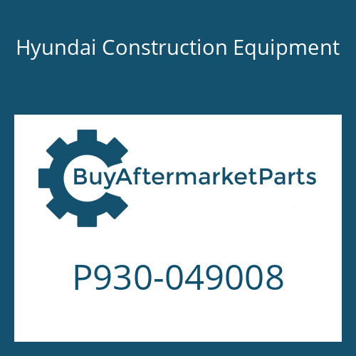 P930-049008 Hyundai Construction Equipment HOSE ASSY-ORFS&THD