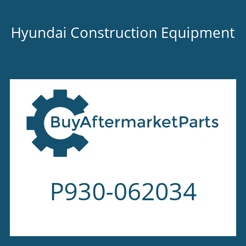 P930-062034 Hyundai Construction Equipment HOSE ASSY-ORFS&THD