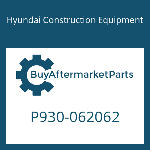 P930-062062 Hyundai Construction Equipment HOSE ASSY-ORFS&THD