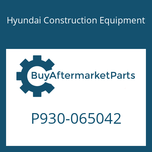 P930-065042 Hyundai Construction Equipment HOSE ASSY-ORFS&THD