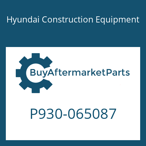 P930-065087 Hyundai Construction Equipment HOSE ASSY-ORFS&THD