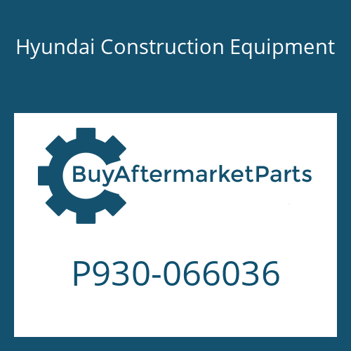 P930-066036 Hyundai Construction Equipment HOSE ASSY-ORFS&THD
