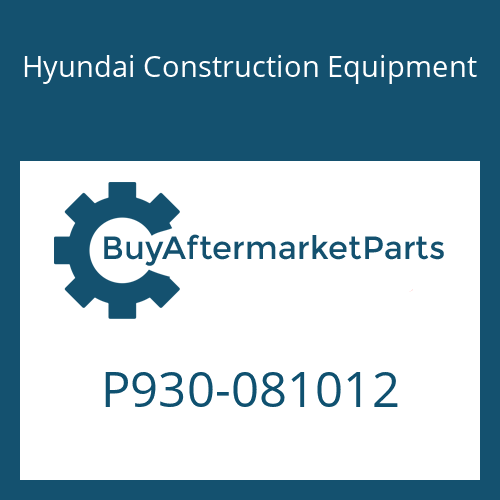 P930-081012 Hyundai Construction Equipment HOSE ASSY-ORFS&THD