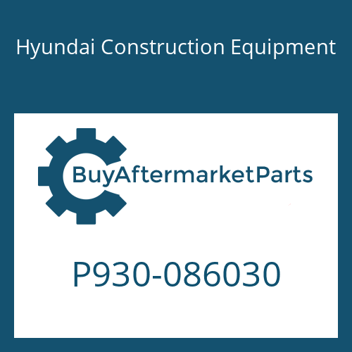P930-086030 Hyundai Construction Equipment HOSE ASSY-ORFS&THD