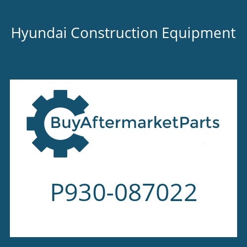 P930-087022 Hyundai Construction Equipment HOSE ASSY-ORFS&THD