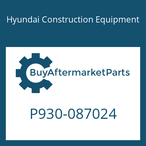 P930-087024 Hyundai Construction Equipment HOSE ASSY-ORFS&THD