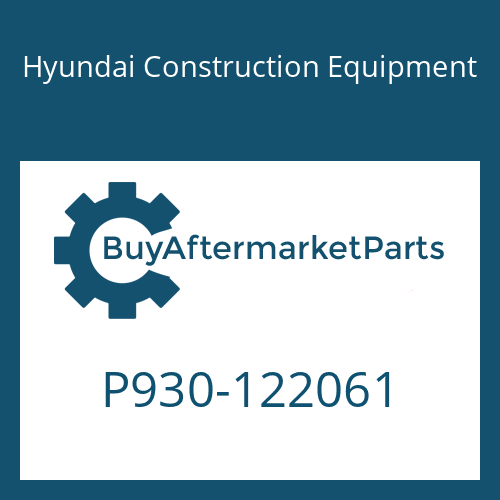 P930-122061 Hyundai Construction Equipment HOSE ASSY-ORFS&THD