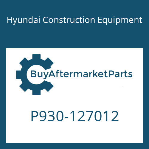 P930-127012 Hyundai Construction Equipment HOSE ASSY-ORFS&THD