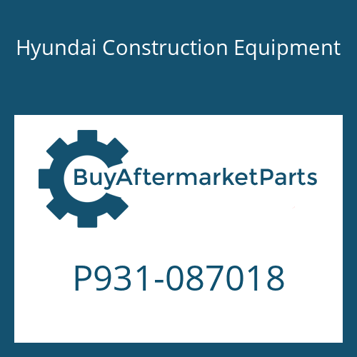 P931-087018 Hyundai Construction Equipment HOSE ASSY-ORFS&THD