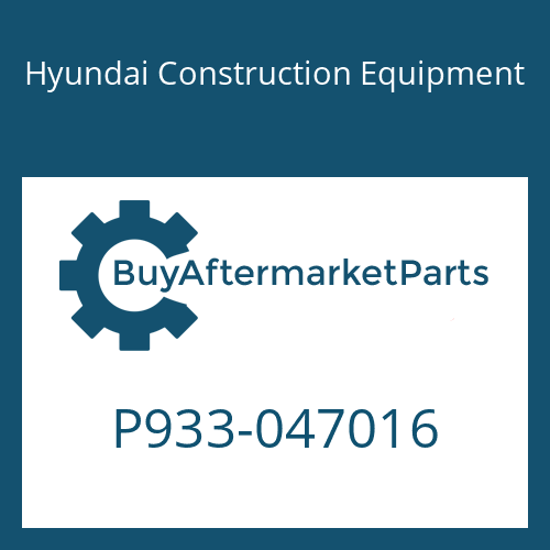 P933-047016 Hyundai Construction Equipment HOSE ASSY-ORFS&THD