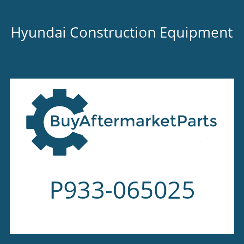 P933-065025 Hyundai Construction Equipment HOSE ASSY-ORFS&THD