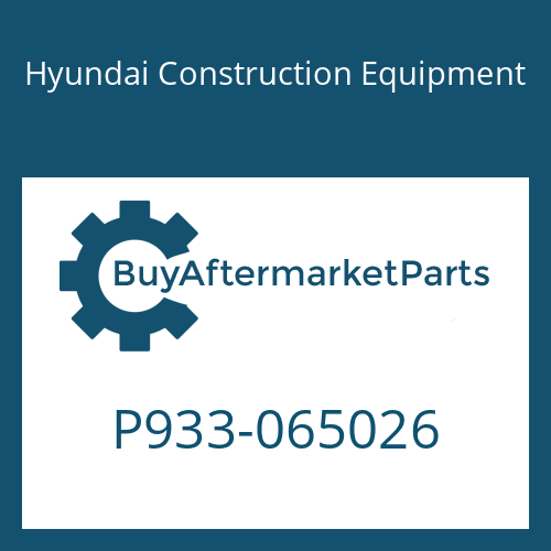 P933-065026 Hyundai Construction Equipment HOSE ASSY-ORFS&THD