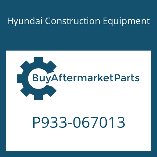 P933-067013 Hyundai Construction Equipment HOSE ASSY-ORFS&THD