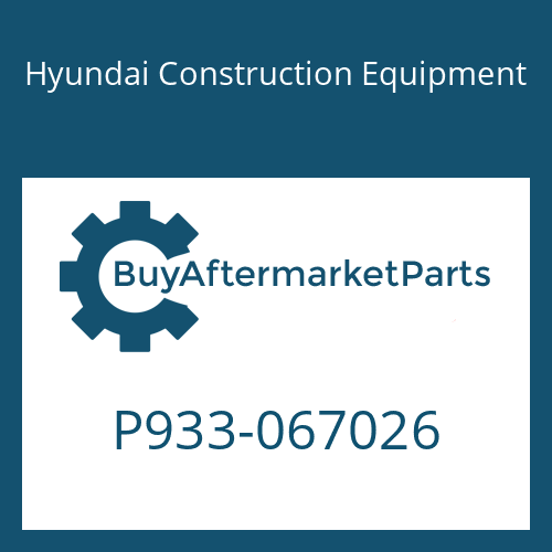 P933-067026 Hyundai Construction Equipment HOSE ASSY-ORFS&THD