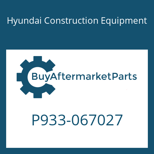 P933-067027 Hyundai Construction Equipment HOSE ASSY-ORFS&THD