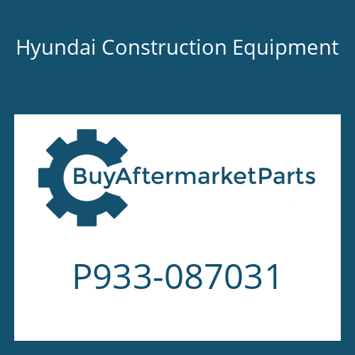 P933-087031 Hyundai Construction Equipment HOSE ASSY-ORFS&THD
