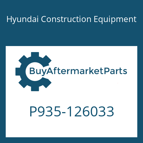 P935-126033 Hyundai Construction Equipment HOSE ASSY-ORFS&THD