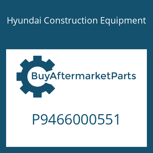 P9466000551 Hyundai Construction Equipment WASHER