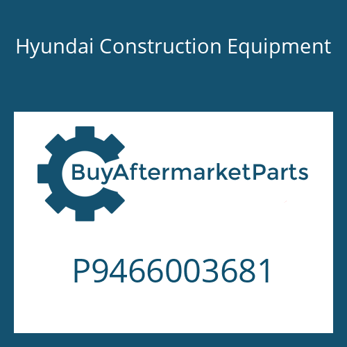 P9466003681 Hyundai Construction Equipment PIVOT-SUPPORT