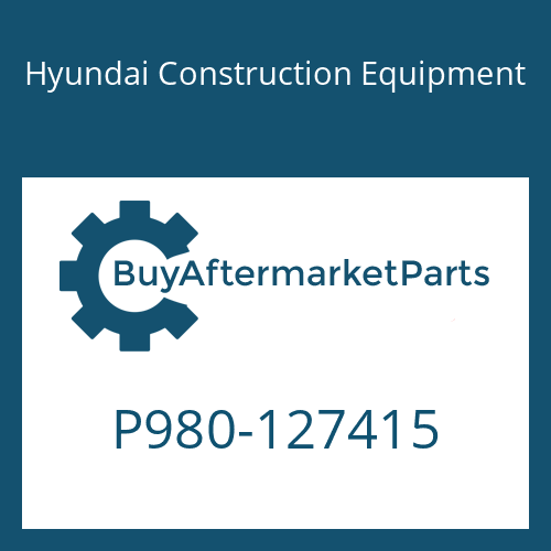 P980-127415 Hyundai Construction Equipment HOSE ASSY-ORFS&FLG