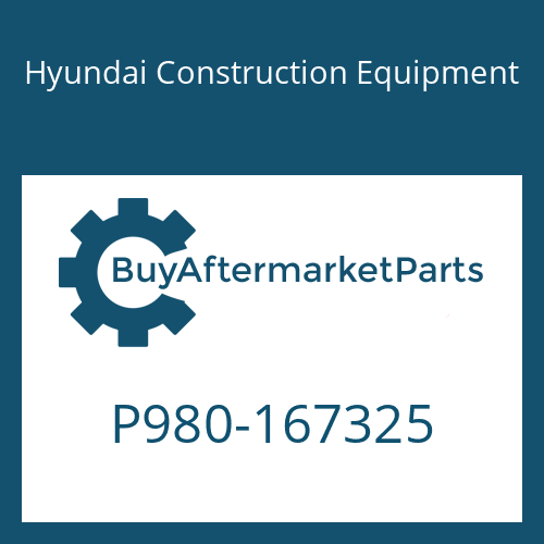 P980-167325 Hyundai Construction Equipment HOSE ASSY-ORFS&FLG