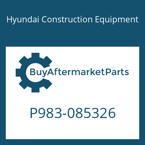 P983-085326 Hyundai Construction Equipment HOSE ASSY-ORFS&FLG