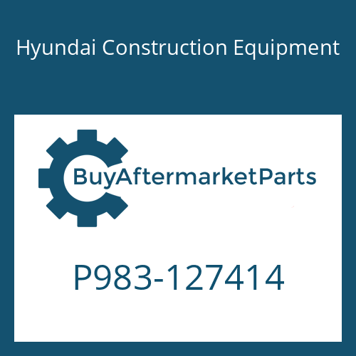 P983-127414 Hyundai Construction Equipment HOSE ASSY-ORFS&FLG