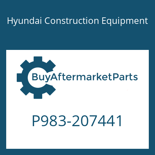 P983-207441 Hyundai Construction Equipment HOSE ASSY-ORFS&FLG