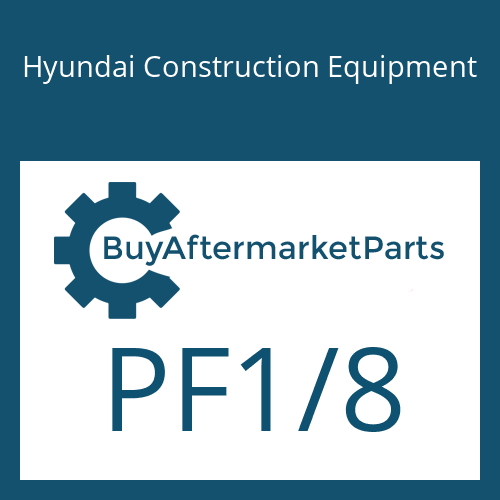 PF1/8 Hyundai Construction Equipment PLUG