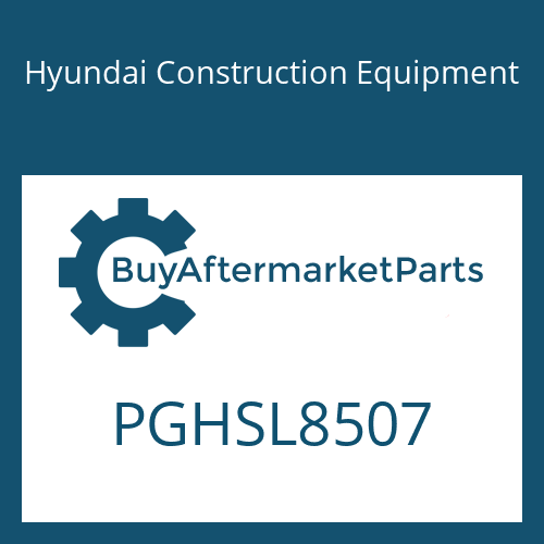 PGHSL8507 Hyundai Construction Equipment PRUDUCT GUIDE