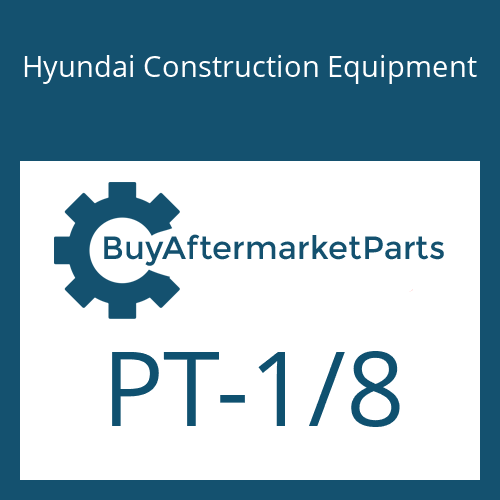 PT-1/8 Hyundai Construction Equipment PLUG