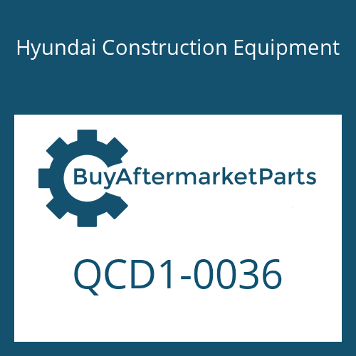 QCD1-0036 Hyundai Construction Equipment 500-500-500 CARTON DOUBLE BOX