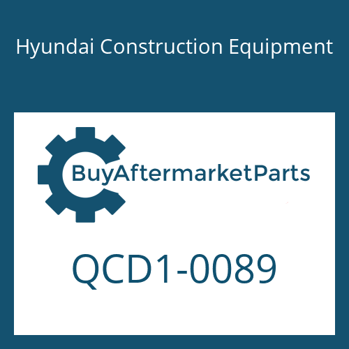 QCD1-0089 Hyundai Construction Equipment 800-800-100 CARTON DOUBLE BOX
