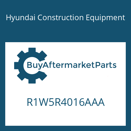 R1W5R4016AAA Hyundai Construction Equipment BRAKE PUMP