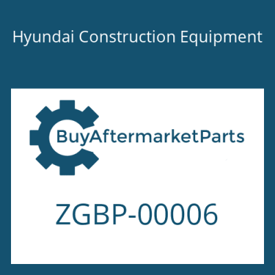 ZGBP-00006 Hyundai Construction Equipment COVER-FLANGE