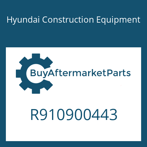 R910900443 Hyundai Construction Equipment SOCKET-HEAD SCREW