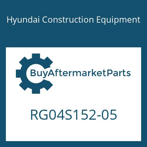 RG04S152-05 Hyundai Construction Equipment S/REDUCTION GEAR