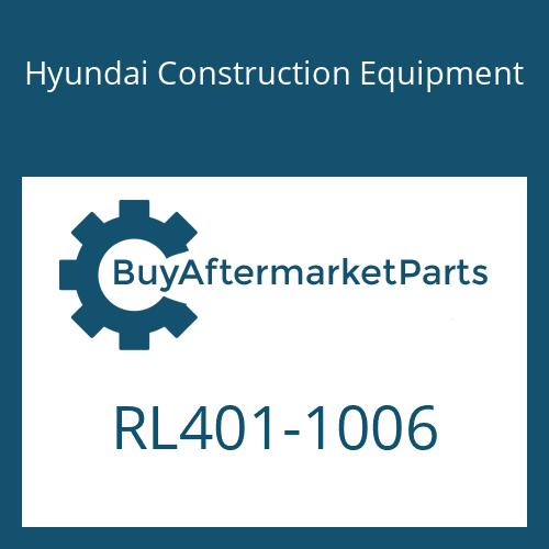 RL401-1006 Hyundai Construction Equipment PIPE ASSY