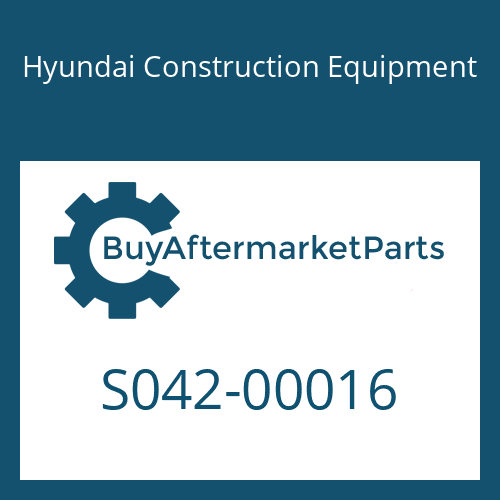 S042-00016 Hyundai Construction Equipment SEDIMENTOR ASSY