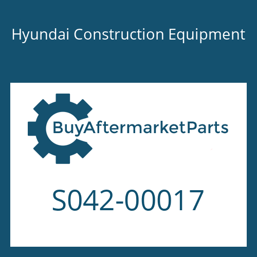 S042-00017 Hyundai Construction Equipment PUMP-FUEL