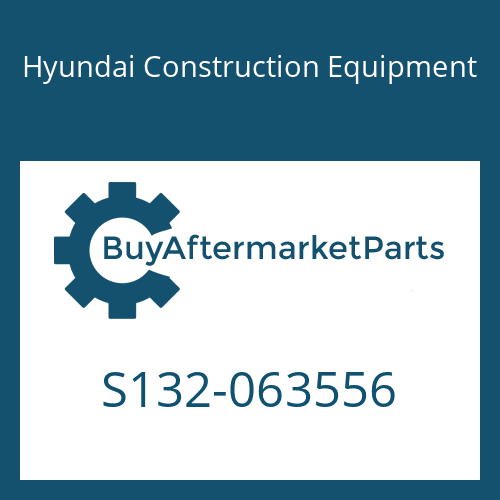 S132-063556 Hyundai Construction Equipment BOLT-W/WASHER