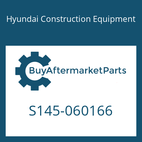 S145-060166 Hyundai Construction Equipment BOLT-FLAT