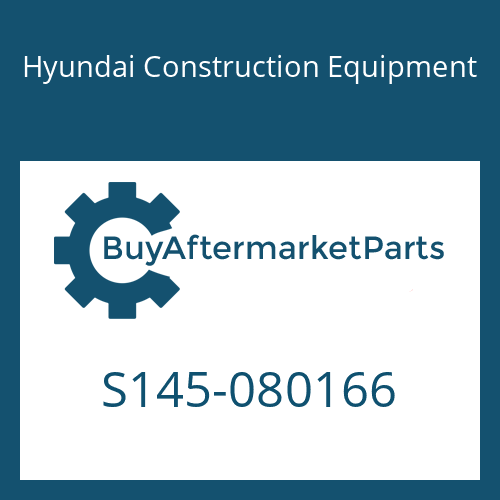 S145-080166 Hyundai Construction Equipment BOLT-FLAT